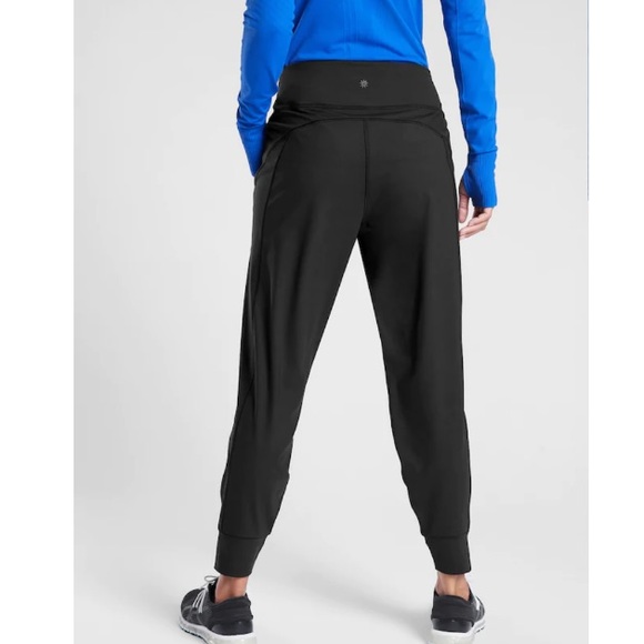 NWT Athleta Distance Rainer Jogger // Black - Picture 2 of 13